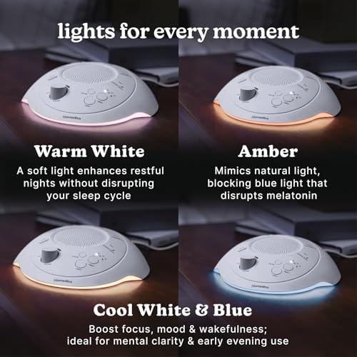 Homedics Sleep Better Portable Sound Machine, Night-Light, Soothing Sounds - Image 6