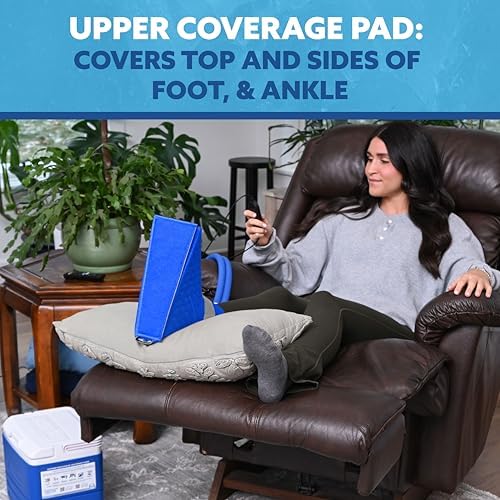 Polar Active Ice 3.0 Cold Therapy Ice Machine System with Programmable Timer, Foot and Ankle Therapy Pad, Lightweight 9 Quart Cooler, Quiet Pump, Strong Cryotherapy Pain Relief Treatment - Image 3
