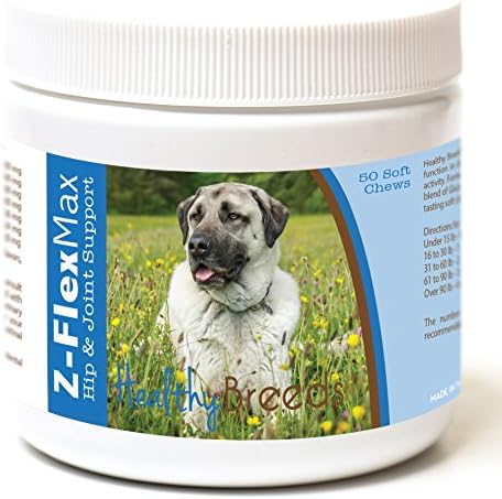 Healthy Breeds Anatolian Shepherd Dog Z-Flex Max Hip and Joint Soft Chews 50 Count by HealthyBreeds