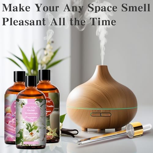 PHATOIL Charming Oasis Fragrance Oils for Aromatherapy, 3.38FL.OZ Diffuser Oils for Home, Perfect for Aromatherapy, Humidifiers, Yoga, DIY Candle and Soap Making - 100ml - Image 5