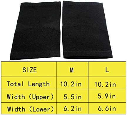 JUMISEE (One Pair Cotton Knee Sleeves for Knee Support, Circulation Improvement & Pain Relief Compression Knee Brace - Image 7