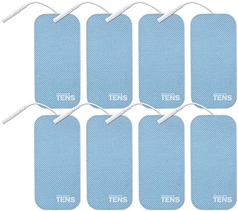 Discount TENS Pads Compatible with HealthMateForever, 2mm Pin, 8 Pack by Discount+TENS