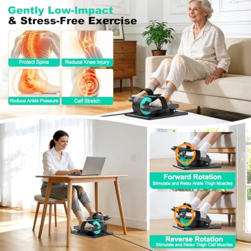 TDH Under Desk Elliptical Machine Leg Exerciser Electric - Image 3