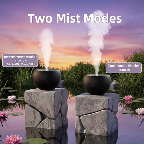 Essential Oil Diffuser,Cool Mist Humidifier with 2 Modes, Auto-Off Function - Image 4
