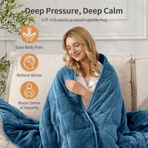 Uttermara Weighted Blankets for Adults Queen Size, 15lbs 60x80 inches - Image 4