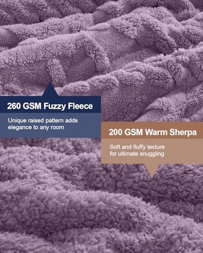 Ultra Soft Sherpa Weighted Blanket for Adults, 48"x72" 15lbs Heavy Blankets - Image 4