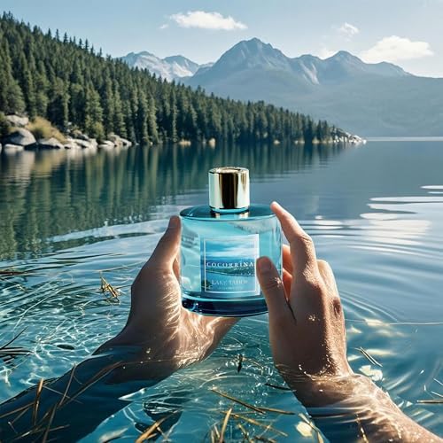 COCORRÍNA Reed Diffuser - Lake Tahoe 6.7 Fl.oz Reed Diffuser Set with 8 Sticks & Preserved Baby's Breath, Reed Diffuser for Home Bathroom Shelf Decor - Image 5