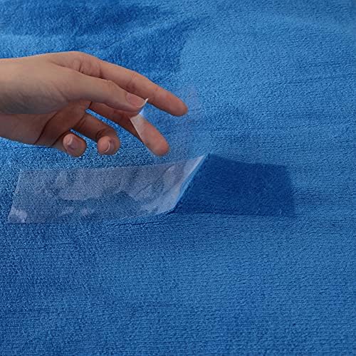 NANPIPER King Size Sherpa Blanket, Soft Fleece Throw for Bed, Reversible Thick Fuzzy Blanket for Winter (Princess Blue, 90x108 inches) - Image 5