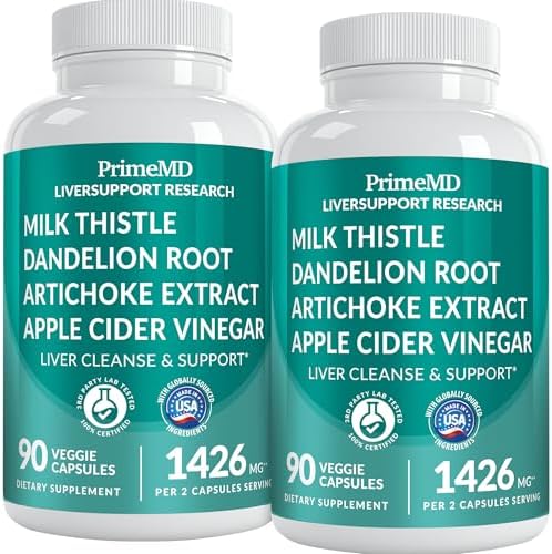 PrimeMD 32-in-1 Liver Support Milk Thistle, Artichoke & Beetroot, 90ct by PrimeMD