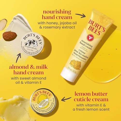 Burt's Bees Tips and Toes Kit Gift Set, 6 Travel Size Products - Image 6