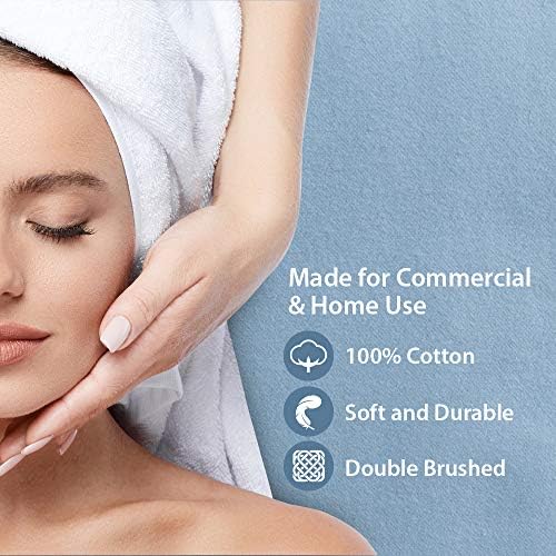 ForPro Premium Flannel 3-Piece Massage Sheet Set, Wisteria - Image 4