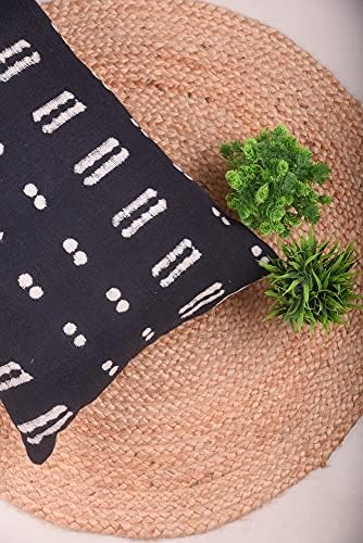 Trade Star Lumbar Spring Pillow Case Oblong Cooling Pillow Cover 100% Cotton Throw Pillow Cover Rustic Boho Accent Back Rest Cushion Cover Large Handloom Tribal Print Bedding Fall Decor Cushion Cover - Image 3