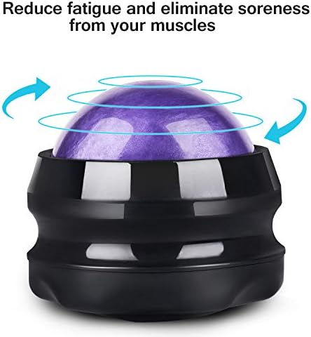 Solacium Manual Massage Roller Ball - Massager and Therapy Tool for Sore Muscles, Shoulders, Arms, Neck, Back, Feet, Body, Deep Tissue, Stiffness, Joint Pain, Stress Relief - Image 4