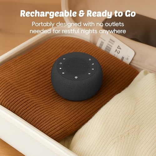 Buffbee Pro 2nd Gen| Sound Machine, Alarm Clock with Bluetooth Speaker - Image 5