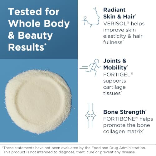 Designs for Health Whole Body Collagen Powder - Hydrolyzed Collagen Peptides Powder for Skin, Joint + Bone Health - Fortigel, Fortibone & Verisol Collagen for Women & Men, Unflavored (10 Packets) - Image 2