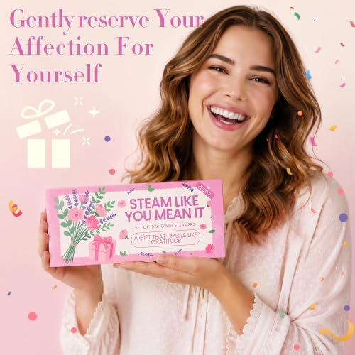Shower Steamers Aromatherapy Birthday Gifts for Women - 10 Pack,Gifts for Wife Mothers Daughter Sister Stress Relief & Deep Relaxation Self Care Home Spa Essential Various Scents - Image 6
