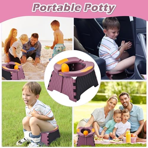 Travel Potty for Toddlers, Portable Foldable Toilet Training Seat - Image 5