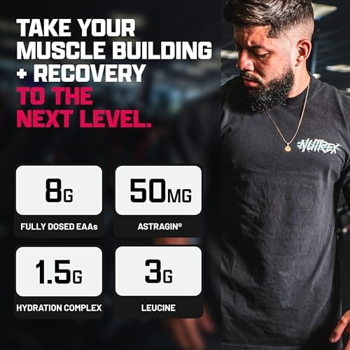 Nutrex Research EAA Hydration | EAAs + BCAA Powder | Muscle Recovery, Strength, Muscle Building, Endurance | 8G Essential Amino Acids + Electrolytes | 30 Servings (Fruit Punch) - Image 4