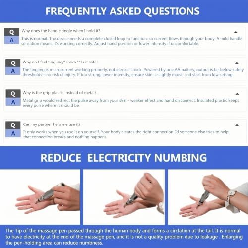 3-in-1 Acupuncture Pen Meridian Massage Acupressure Pen 9-Level Adjustable - Image 3