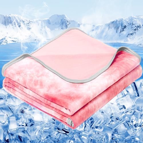 inhand Cooling Throw Blanket for Hot Sleepers (50"x60", Pink) by inhand
