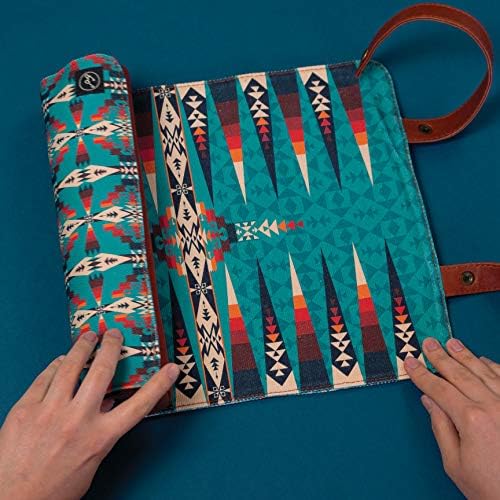 Pendleton Backgammon: Travel-Ready Roll-Up Game (Camping Games, Gift for Outdoor Enthusiasts) - Image 2
