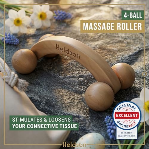 HELDSON Wooden Massage Set 6 Pcs – Wood Therapy & Trigger Point Tools - Image 6