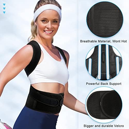 Posture Corrector for Men&Women - Back Brace for Lumbar Support and Upright - Breathable Back Straightener Back Corrector XX-Large(42-48 Inches) - Image 4