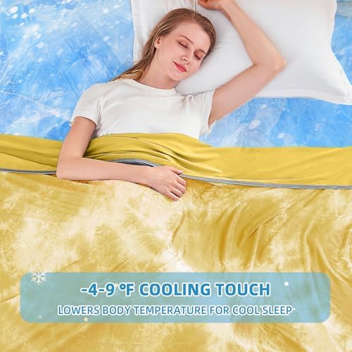 inhand Cooling Blanket King Size for Hot Sleepers (90"x108", Grass Green) - Image 2