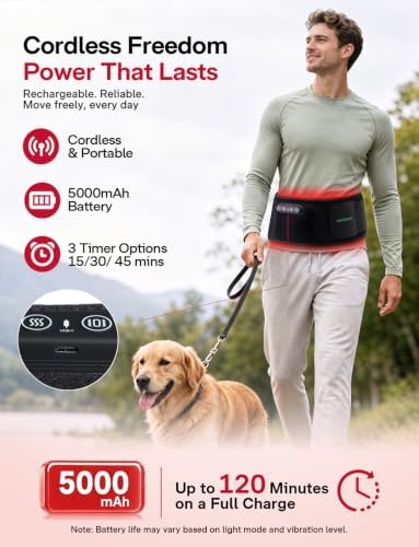 Medisana Red Light Therapy Belt for Body, 850nm & 660nm LED for Back Pain - Image 5