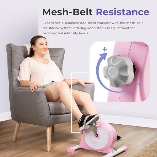 Sunny Health & Fitness Smart Mini Cycle, Under Desk Pedal Arm/Leg Exerciser - Image 5