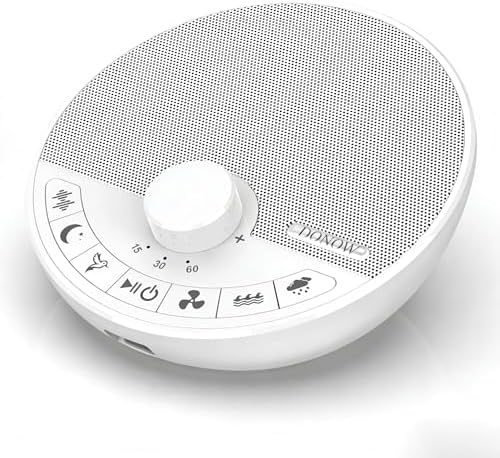 DONOW Portable White Noise Machine for Baby Adults with 24 Sleep Sounds by Donow