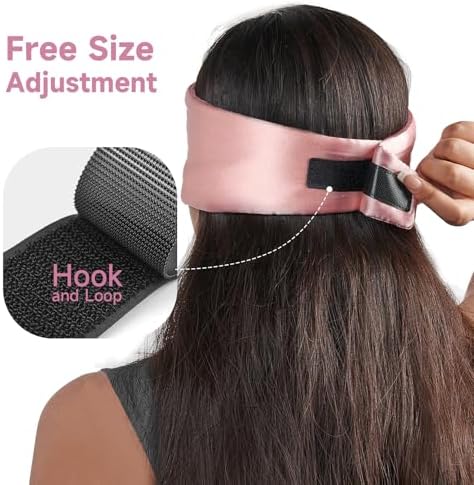 Umisleep Satin Sleep Mask for Side Sleeper, Blackout Eye Mask for Women Men - Image 5