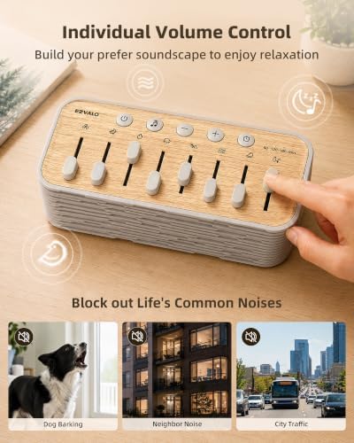 Sound Machine for Sleep, 255+ Natural White Noise Sound Combinations - Image 3