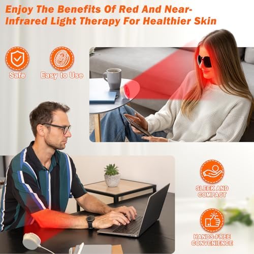 Red Light Therapy Device, Handheld Dual Wavelength LED for Hair & Skin - Image 3