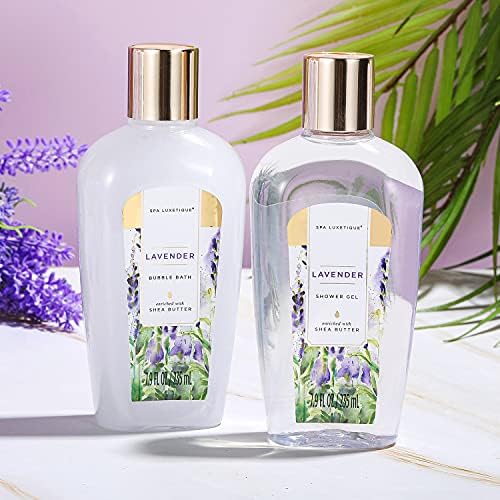 Spa Luxetique Spa Gift Baskets for Women 12 Pcs Lavender Gifts for Women - Image 3