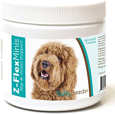 Healthy Breeds Labradoodle Z-Flex Minis Hip and Joint Support Soft Chews 60 Count by HealthyBreeds