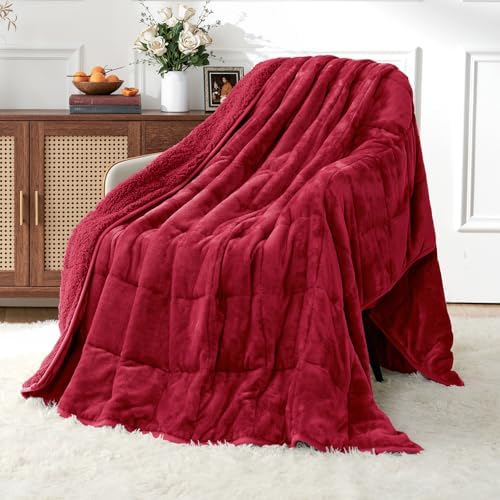 Uttermara Weighted Blankets for Adults Full Size, 15lbs 48x72 inches by Uttermara