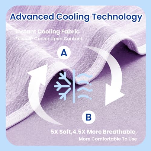 GOHERO Cooling Blanket 50"x70" Summer Cooling Blanket for Hot Sleepers - Image 5