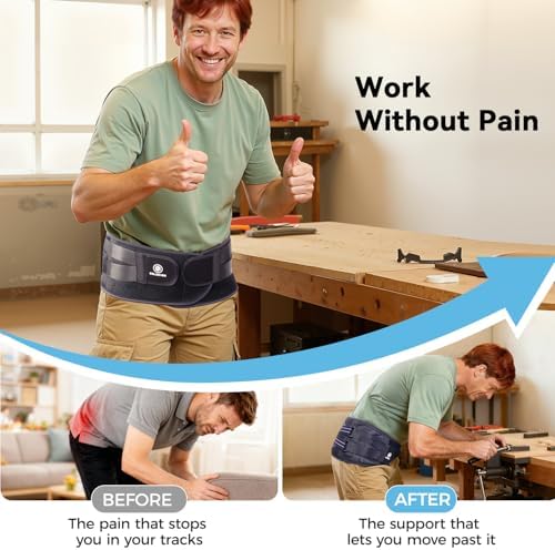 Sacroiliac SI Hip Belt for Women and Men, Adjustable Breathable Hip Brace-L - Image 5