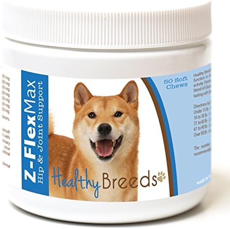 Healthy Breeds Shiba Inu Z-Flex Max Hip and Joint Soft Chews 50 Count by HealthyBreeds