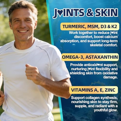 Vegan Omega 3 Gummies for Adult 40+: 1280mg Omega-3 Fatty Acids - Image 5