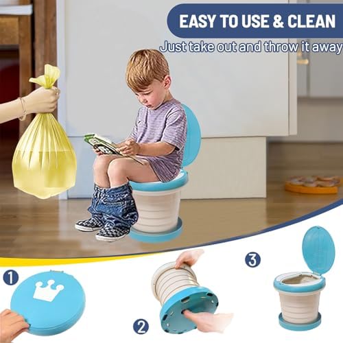 SunnySmile,Travel Potty,Car Potty for Toddler,Portable Toilet for Kids - Image 6