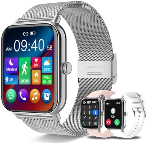 Smart Watch for Men Women 1.85" HD 120+ Sports Modes for Android iPhone by HXQHSTBGSMARTWATCHES