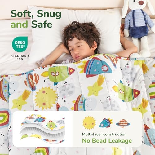 Sivio Weighted Blanket for Sleep, 5lbs, 36 x 48 inches - Image 3