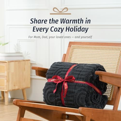 Wemore Soft Weighted Blanket for Adults 60" x 80" 20 lbs Queen Dark Grey - Image 6