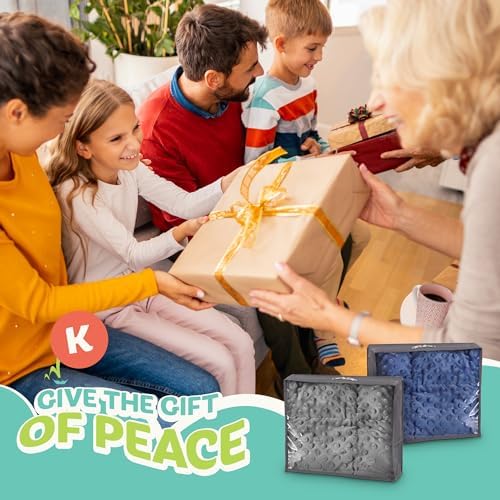 Kidaddle 7lb Weighted Blanket (Grey) 19x22 Inch– Plush Minky Lap Pad with Sensory Support for Autism or ADHD, Giftable Weighted Blanket with Travel Bag - Image 6