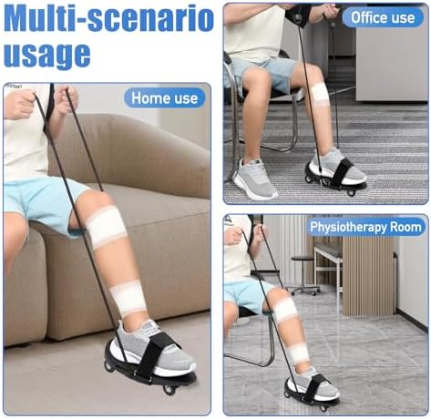 2026 Upgrade Knee Glider for Knee Replacement Recovery Aids, With two types of drawstrings, Knee Therapy Exercise Strengthening Equipment, Physical Therapy Equipment for ACL PCL MCL LCL Surgery, Improve Mobility & Relieve Pain - Image 7