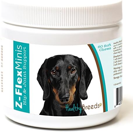 Healthy Breeds Dachshund Z-Flex Minis Hip and Joint Support Soft Chews 60 Count by HealthyBreeds