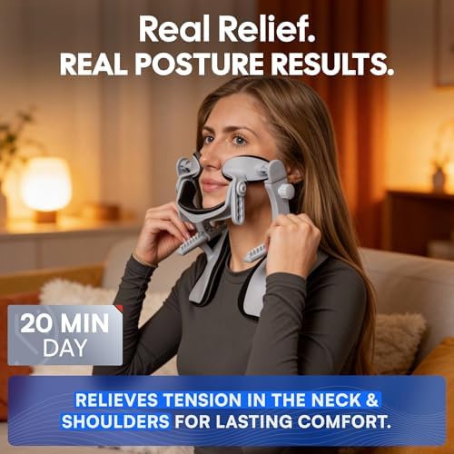 Forward Head Posture Corrector Neck Collar – Cervical Traction Brace for Text Neck, Neck Pain Relief, Spine Alignment, Cervical Lordosis Support, Posture Correction Device (Small/Medium) - Image 5