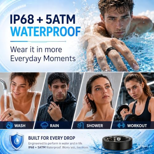 Smart Ring Fitness Tracker for Men & Women with Sleep, Heart Rate & SpO2 - Image 5